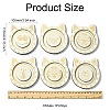 6Pcs 6 Styles Animal Theme Wood Single Bracelet Display Trays ST-CJ0022-03-2