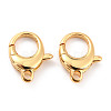 Brass Lobster Claw Clasps KK-D065-02G-2