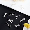 10Pcs 925 Sterling Silver Ice Pick Pinch Bails STER-BBC0001-29B-4