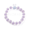 Transparent Acrylic Beads Stretch Bracelet for Kids BJEW-JB06507-2