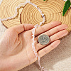 Natural Rose Quartz Multi Strand Links G-TAC0005-04B-8