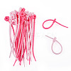30Pcs 6 Styles Silicone Cable Zip Ties AJEW-TADJ0001-09-2