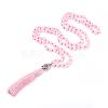 Tassel Pendant Necklaces NJEW-P191-A08-1