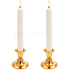 Zinc Alloy Candle Holders AJEW-WR0003-13G-1