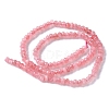Dyed Natural Malaysia Jade Rondelle Beads Strands G-E316-2x4mm-66-4