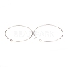 316L Surgical Stainless Steel Hoop Earring Findings STAS-G229-07P-02A-2
