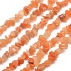 Natural Red Aventurine Chip Bead Strands LS-G-M205-10A-1