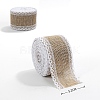 Linen Lace Edged Ribbon PW-WG37308-01-1