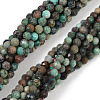 Natural Chrysocolla Beads Strands G-G204-A03-3.5mm-1