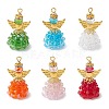 Glass Pendants PALLOY-MZ01015-1