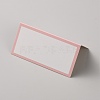 Paper Blank Place Cards for Wedding DIY-WH0899-883B-1