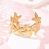 304 Stainless Steel Cuff Bangles for Women BJEW-G749-04G-3