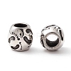 304 Stainless Steel European Beads STAS-M298-05AS-3