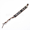 Cowhide Leather Cord Bracelets BJEW-R309-01A-01-3