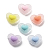 Frosted Transparent Acrylic Beads OACR-A032-27-1
