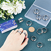 18Pcs 6 Size 201 Stainless Steel Grooved Finger Ring Settings RJEW-SC0001-05P-4