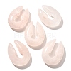 Natural Rose Quartz Ear Plugs Gauges G-I359-13A-02-1