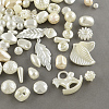 Imitation Pearl Acrylic Beads OACR-R062-01-1