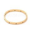 Hollow Star 304 Stainless Steel Hinged Bangles BJEW-L610-20G-5
