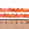 Dyed Natural White Jade Beads Strands G-T139-8mm-45V-5