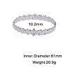 304 Stainless Steel Hinged Bangles for Women FS-WGCDA32-01-2