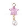 Transparent Acrylic Pendants PALLOY-JF04765-3