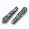Natural Rhodonite Pointed Beads G-E490-E18-2