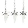 Natural Quartz Crystal Cone Dowsing Pendulum Big Pendants G-C114-01P-21-1