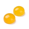 Natural Yellow Jade Cabochons G-E492-H-20-3