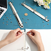 Iron Notebook 3-Ring Loose Leaf Book Binder Hinged Clamp FIND-WH20007-15F-P-3