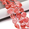 Cherry Quartz Glass Beads Strands G-C159-A02-01-2