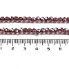 Electroplate Transparent Glass Beads Strands LS-EGLA-A035-T4mm-A13-4