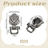 1Pc Brass Wolf Shackle Clasps KK-GA0002-23A-2