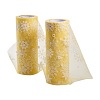 Snowflake Deco Mesh Ribbons OCOR-P010-G04-1