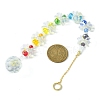 Teardrop Glass Pendants Decoration HJEW-TA00039-2