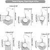 DIY Geometric Dangle Earring Making Kits FIND-CA0004-70-2
