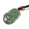 Natural Jadeite Pendant Necklaces G-H306-05-05-3