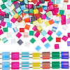 250Pcs 2-Hole Glass Seed Beads SEED-CN0001-28-1