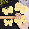 3Set 3D Butterfly PVC Mirrors Wall Stickers DIY-CN0001-85C-3