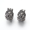 316 Surgical Stainless Steel European Beads STAS-E446-12AS-2