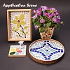 Leaf Shape Porcelain Mosaic Tiles PW-WG00441-07-2