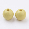 Opaque Acrylic Beads PAB705Y-4-2