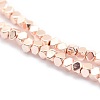 Electroplate Non-magnetic Synthetic Hematite Beads Strands G-L485-10B-LRG-2
