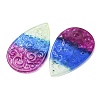 Dyed Natural Quartz Carved Big Pendants GG-CBA0022-15B-2