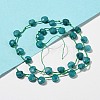 Synthetic Turquoise Dyed Beads Strands G-F513-02A-01-5