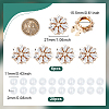Alloy Cufflinks & 4-Hole Plastic Buttons HJEW-NB00251-2