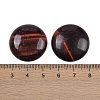 Natural Red Tiger Eye Dyed & Heated Cabochons G-H1596-FR-25mm-10-3