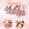 4Pcs 2 Styles Polyester Shoe Charms AJEW-PH0012-17-5