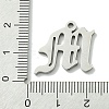 Non-Tarnish 201 Stainless Steel Pendants STAS-B055-01P-M-3