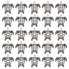 40Pcs Tibetan Style Alloy Beads TIBE-DC0001-18-1